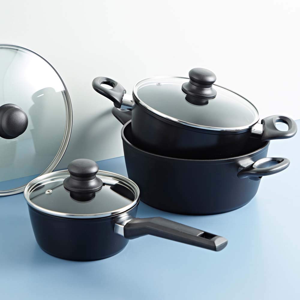 BATERÍA COCINA 3 PIEZAS C/TAPA