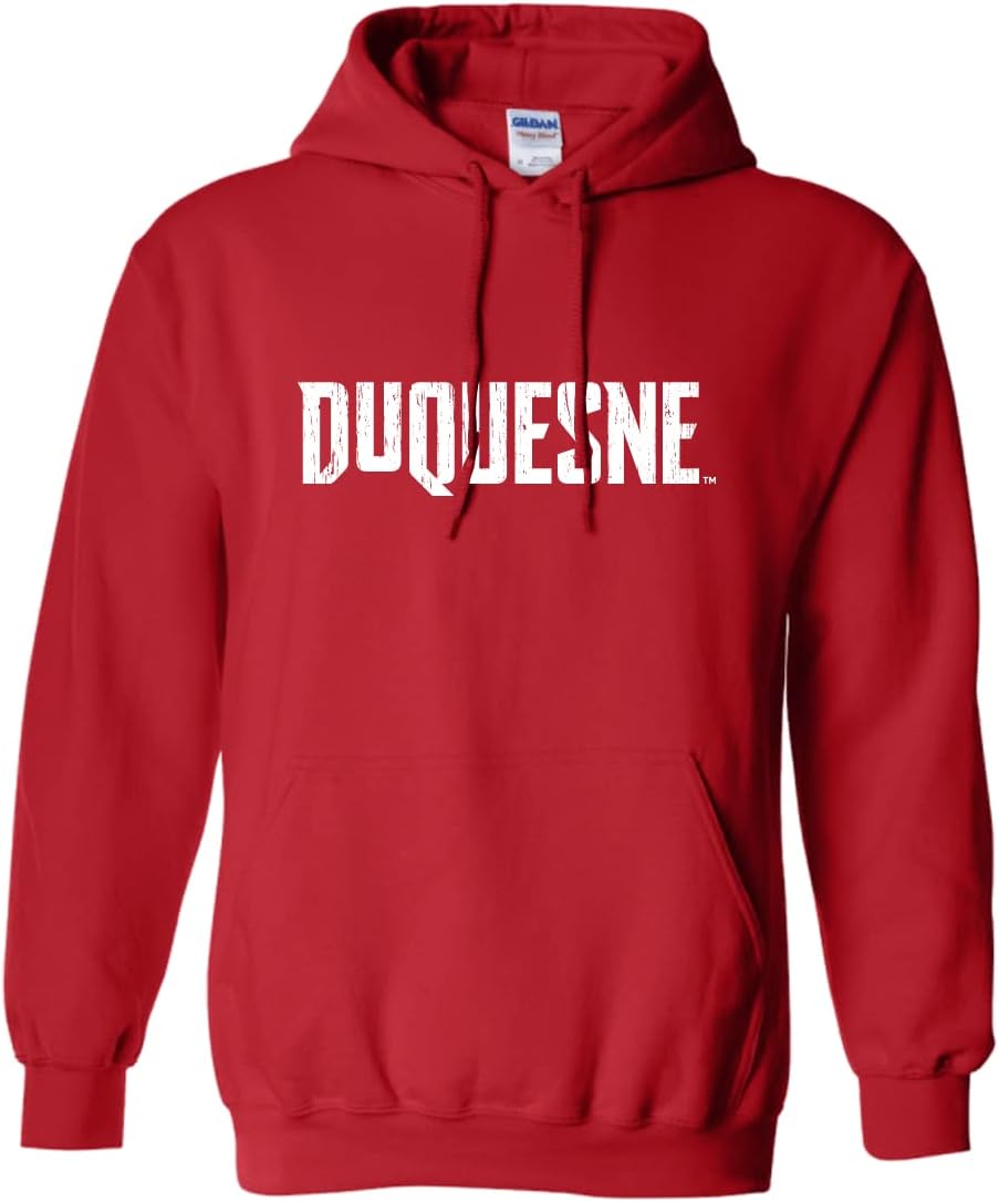 CreateMyTee | Vintage Duquesne Dukes Hooded Sweatshirt