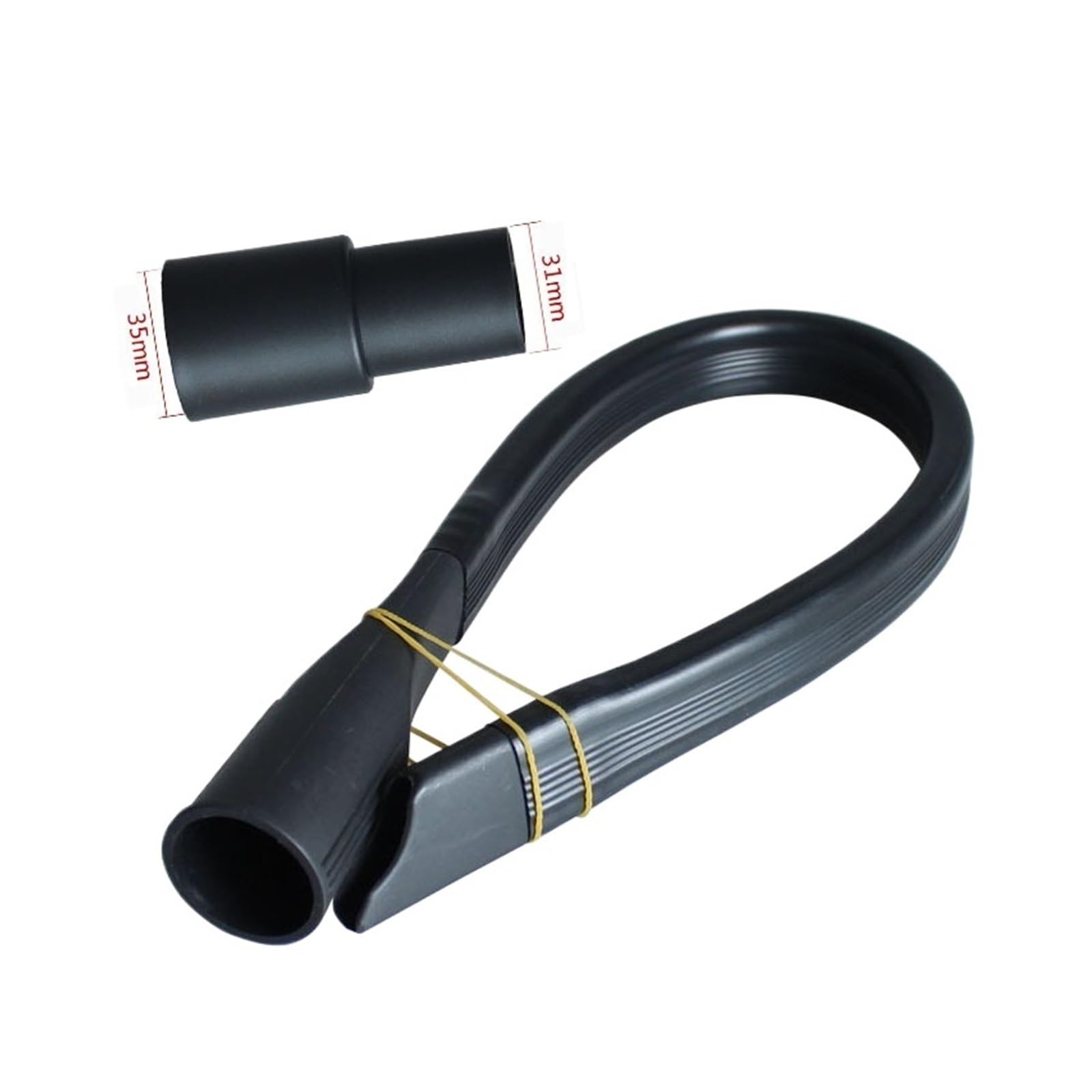 Elastyczne długie płaskie narzędzie szczelinowe 35mm do 32mm Adapter węża odkurzacz ssący zamiatarka domowa czyszczenie wymiana narzędzi