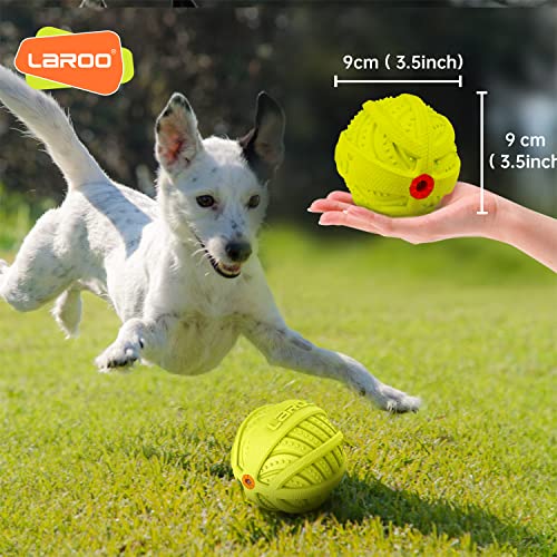 Hundeball Laroo aus Naturkautschuk mit Quietscher für Hunde