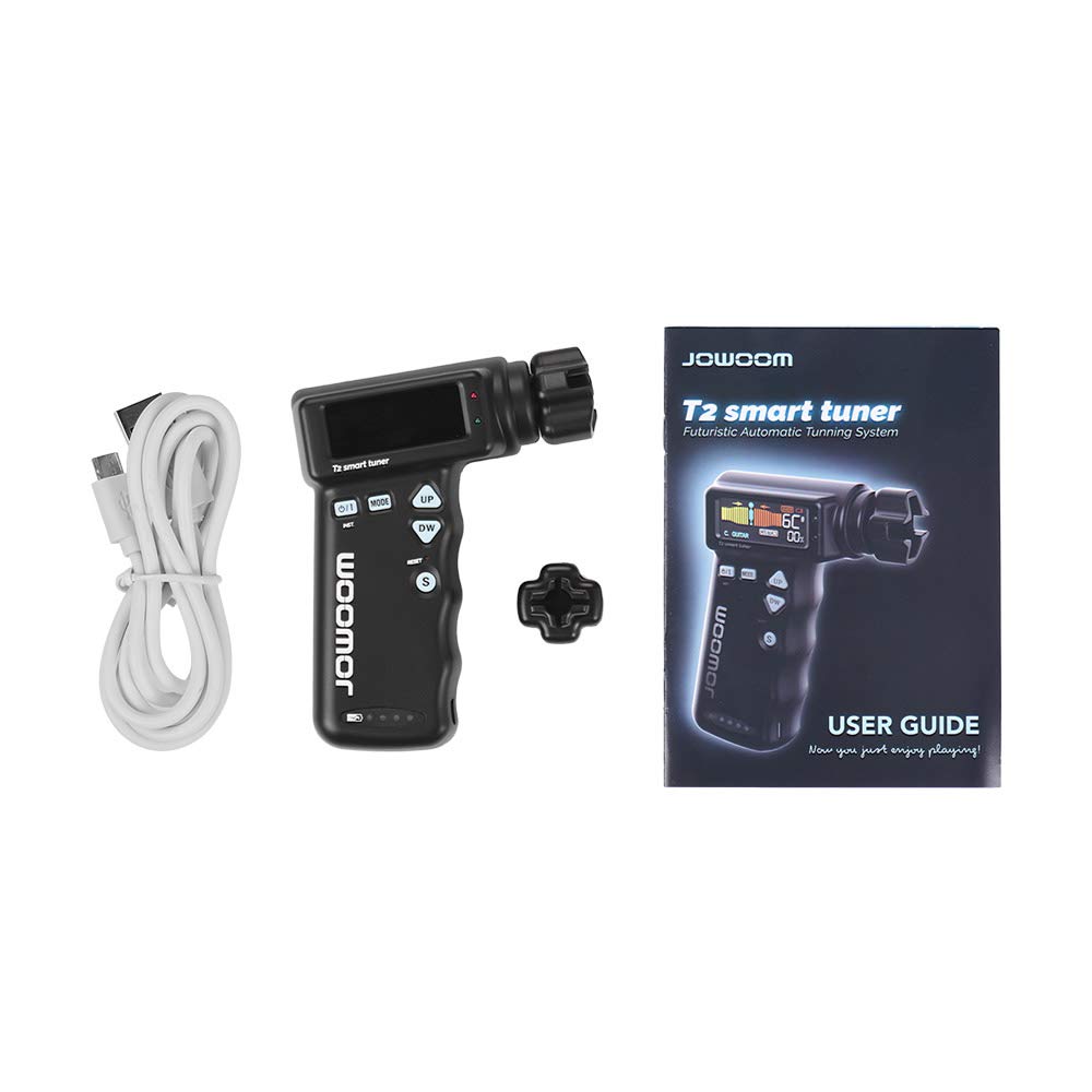 Btuty T2 Smart Guitar Tuner Peg String Winder para Guitarra Ukelele Afinación cromática Batería de litio recargable incorporada
