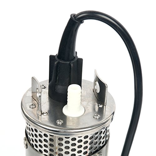 Amarine Made 12V Dc Submersible Deep Well Water Pump 3.2Gpm 4" 10A/ Alternative Energy Solar Battery Powered With Stainless Steel Shell-Max Lift 230 Ft, Max Submersion 100 Ft #TOP4