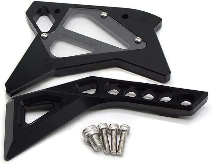 Accessories Motorcycle Accessories Z1000 Front Sprocket Chain Guard Cover Left Side Engine Protective Cover for Kawasaki Z1000 2014-2016 - (Color: Red)