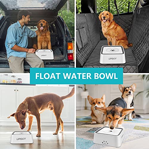 Image of UPSKY Dog Water Bowl Upgrade 70oz Large Capacity No Spill Slow Feeder Vehicle Carried 2L Pet Water Dispenser Travel Bowl for Dogs, Cats