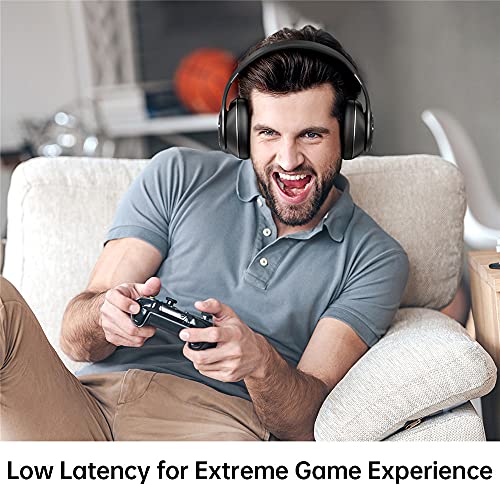 Picun Bluetooth Headphones 100 Hours Wireless Gaming Headphones Over Ear Low Latency Stereo Deep Bass, Built-In Microphone, Foldable Adjustable Wired/Wireless Headset For Phone/Tv/Pc Kids Teens Adults #TOP1