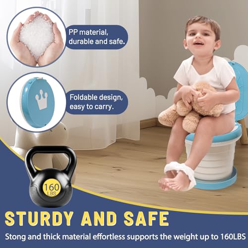 Image of Portable Potty for Toddler,Travel Potty Seat for Toddler,Travel Toilet Kids