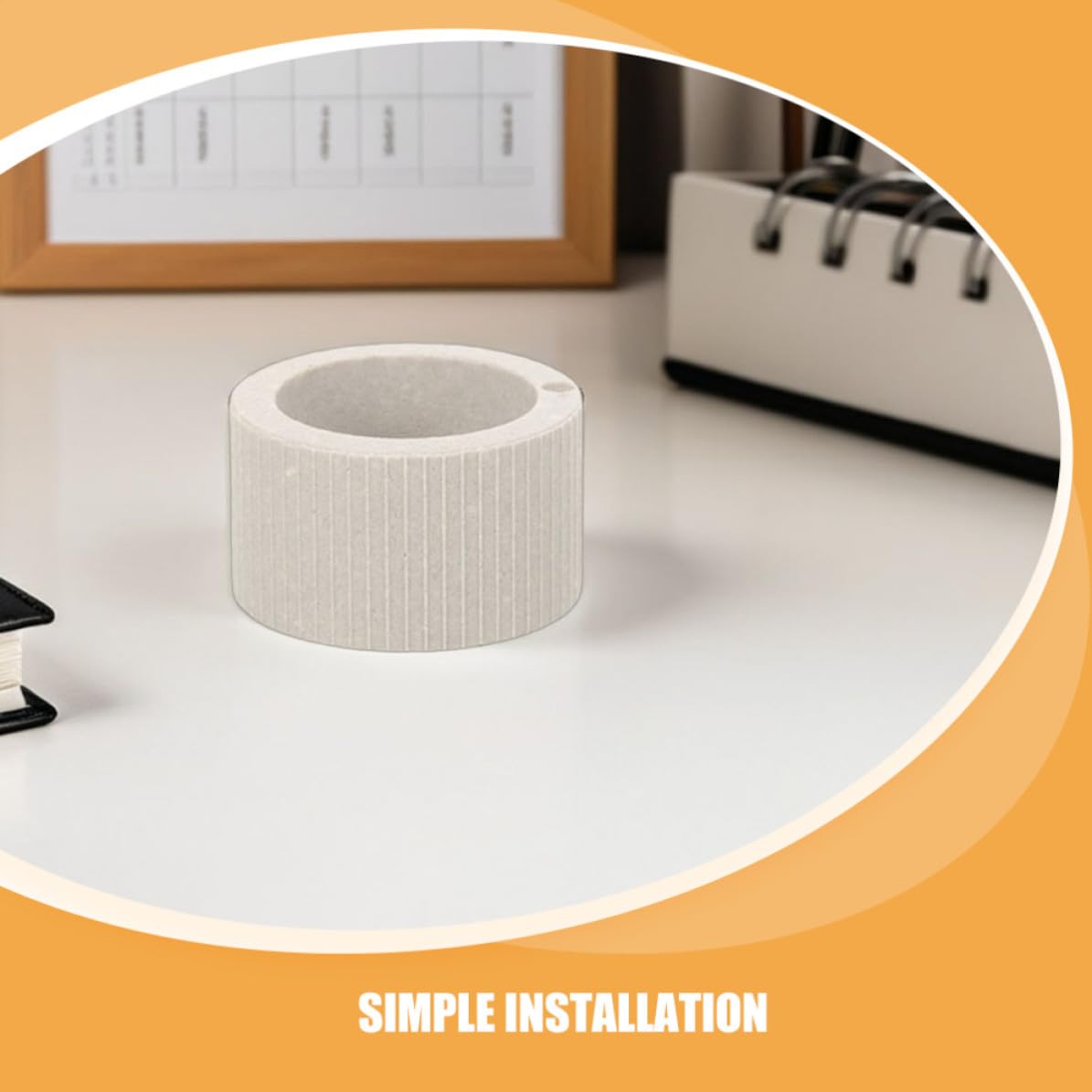 SHINEOFI 30 Unidades Anillos Fijos de Cerámica para Vegetación Base Estable y Amplia Compatibilidad, Ideales para Ambientación y Fijación en Peceras de Agua No Salada