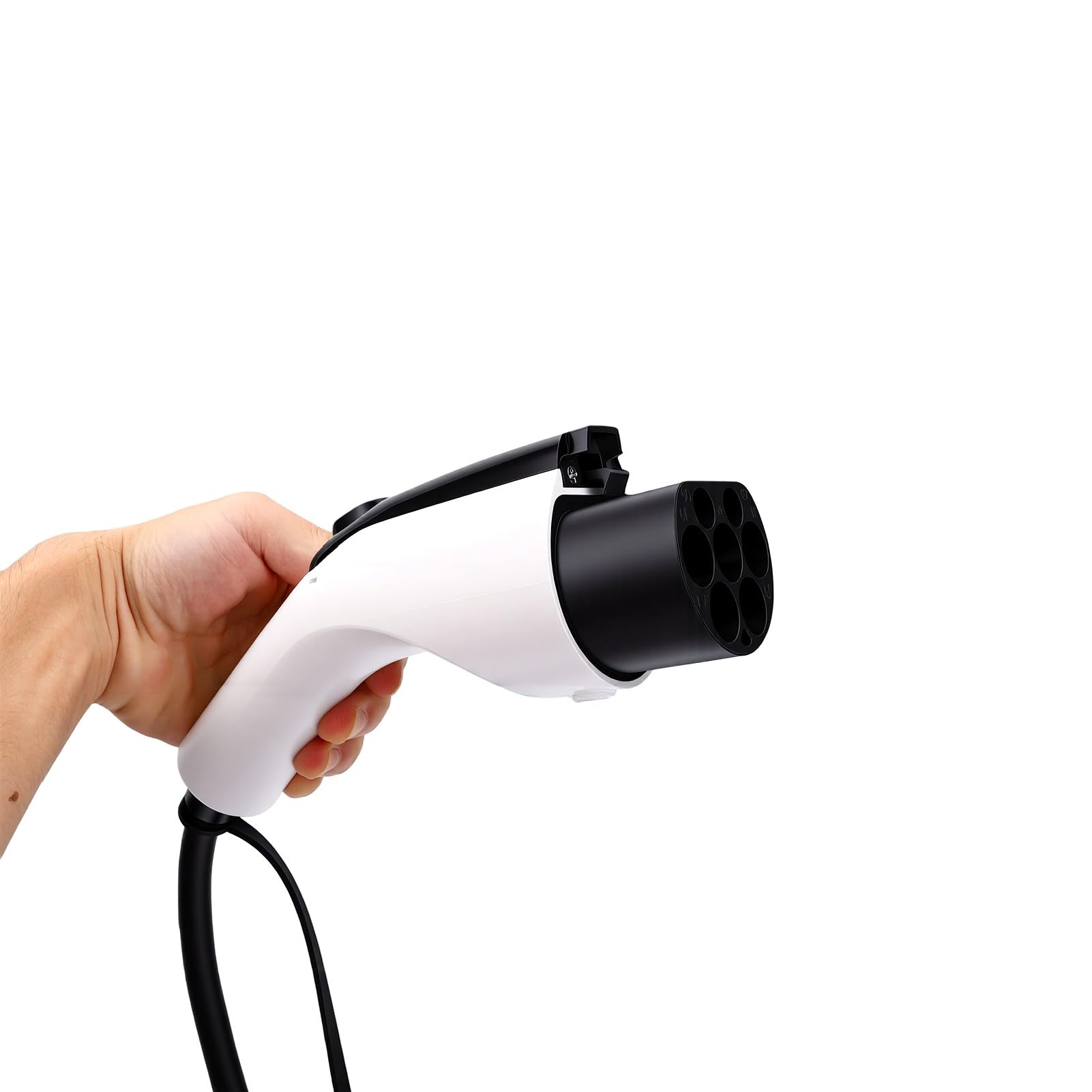 Akozon Cargador EV Portátil, 6A-16A 3.5kW IP54 Cable de Carga para Vehículo Eléctrico 5m Camisa TPU Disipación de Calor para Uso en Hogar Viaje Exterior