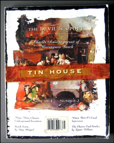 Tin House Volume I, Number 3 Satirist Dawn Powell, Write John Sanford, Mian Mian