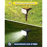 Kaxiida Solar Lights Outdoor Waterproof IP68, 3 Lighting Models Solar Powered Spot Lights Outdoor, 56LED Dusk to Dawn for Yard Patio Garden Pathway Landscape Lighting - Image 3