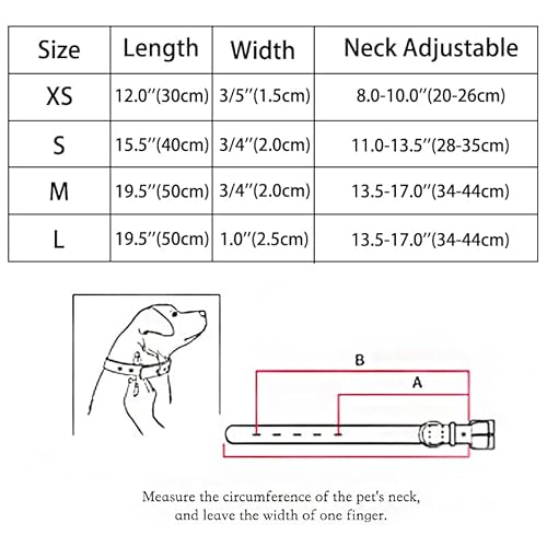 Personalized Pu Leather Dog Collars With Name,Custom Rhinestone Dog Collar For Small Medium And Large Dogs,Bling Dog Collar For Pet Gift (S,Rose Red) #TOP4