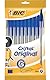BIC Kugelschreiber Cristal Original, in Blau, Strichstärke 0,4 mm, 10er Pack, Ideal für das Büro, das Home Office oder die Schule