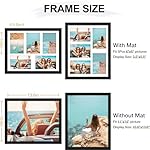 Vittanly 11x14 Collage Picture Frame, Displays 5Pcs 4x6 Pictures with Mat or 1Pcs 11x14 without Mat for Wall Mounting, Picture Frames Collage Wall Decor in Black, 1 Pack - Image 5