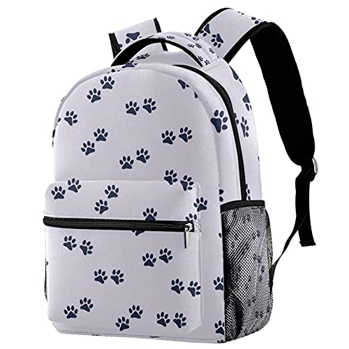Sac à dos de voyage violet à pattes de chat pour accompagner les jeunes du campus aux vacances