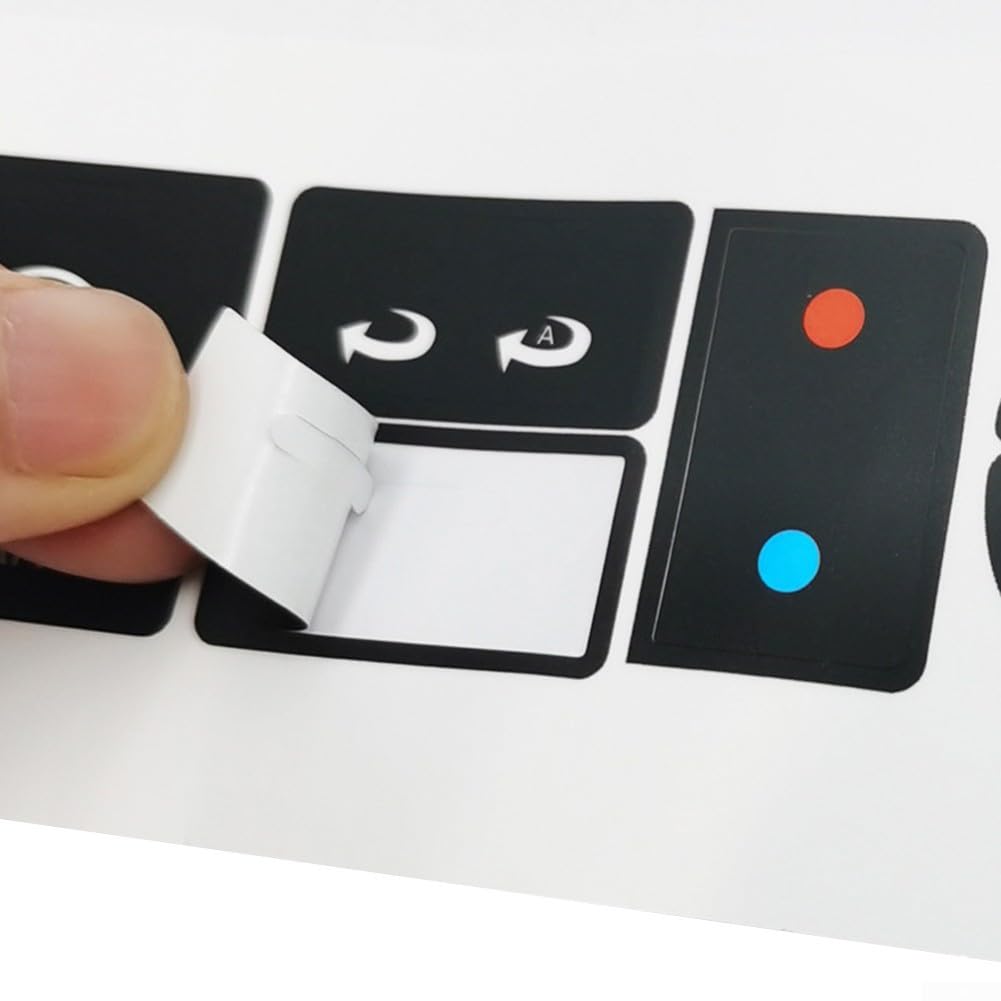 Autocollant pour bouton Clima T5 pour T6 pour réparation avec motif noir et blanc