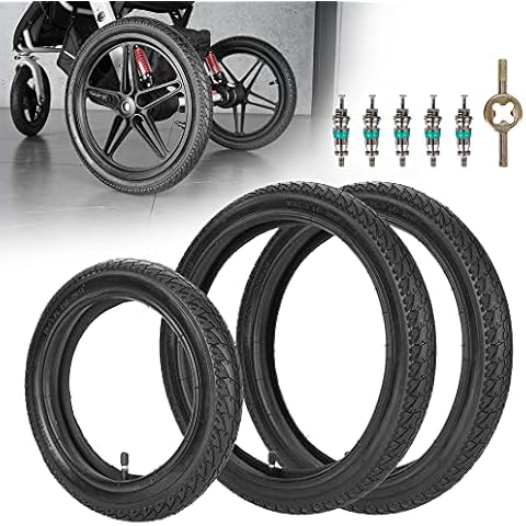 WEIYINGSI Tires and Tubes for 3-Wheeler Gear Jogging Troller Models Cover