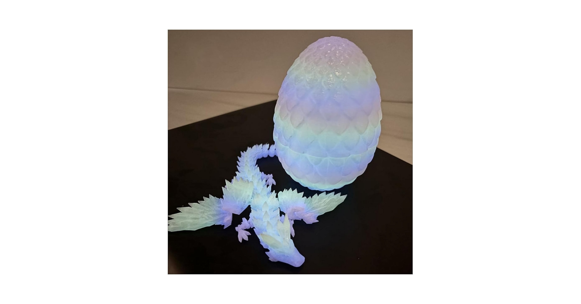Dragon Egg - Glow In The Dark - Surprise Egg With Flexible Pearly Sheen Dragon 3d Printed Gift Articulated Dragon Figurine Decor Home Decor 3a1849ff 5765 4325 98a2 5fc78ebb8275.980a388a7132888660ef9751d401baf5
