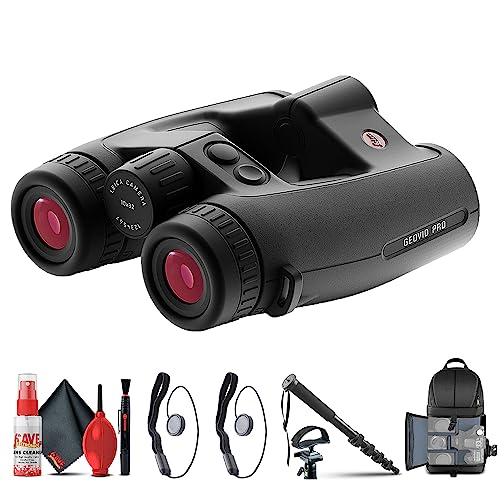 Binoculares Leica 10x32 Geovid Pro con accesorios miniatura 1
