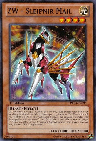 Amazon.com: YU-GI-OH! - ZW - Sleipnir Mail (PRIO-EN096) - Primal Origin -  1st Edition