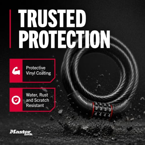 Master Lock 6 ft Combination Cable Lock