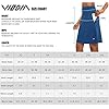 Viodia Women's 20" Knee Length Skorts Skirts Athletic Tennis Golf Skirt for Women Modest Sports Casual Summer Skirt with 5 Pockets Black