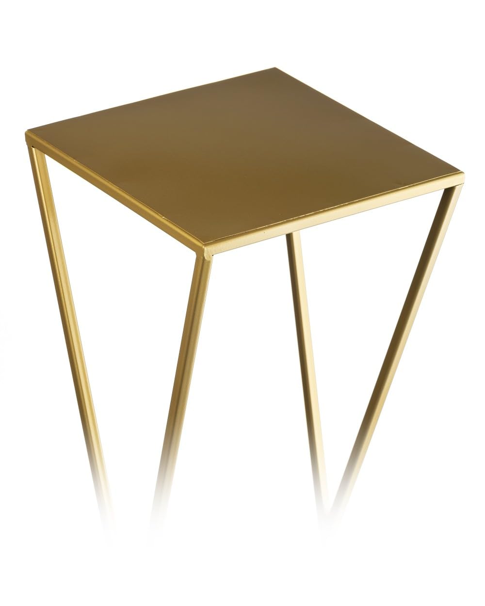 Blumenständer Metall 100 x 24 cm - Solider und Minimalistischer Blumenhocker - Gold Pflanzenständer für die Hausdekoration wie Salon oder Schlafzimmer