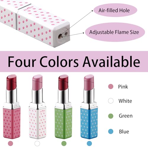 Encendedor Butano Femenino Llama Suave Estilo Lápiz Labial miniatura 4