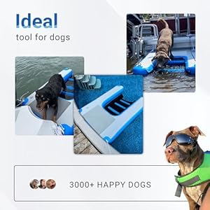 Inflatablewaterrampfordogs60x40durablepunctureresistantsurfaceensuressafeandeasyaccesstowaterfordogsperfectforpoolslakesandbeaches Urban Country Home Decor Inflatable water ramp for dogs60 x 40 durable puncture resistant surface ensures safe and easy access to water for dogs perfect for pools lakes and beaches urban country home decor