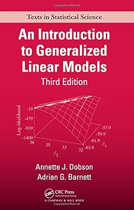 Amazon.com: An Introduction to Generalized Linear Models, Third Edition ...