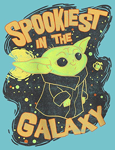 STAR WARS Mandalorian Spookiest in The Galaxy Sketch Girls Standard T-Shirt2