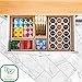 Seville Classics Bamboo Premium Organizer Storage Bins for Kitchen Silverware, Pantry, Closet, Office Desk, Pens, Utensils, Makeup, K Cup, Bamboo, Bin Set (5 Piece)