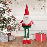 reno navideño en foamix 【Diversión y alegría】El diseño retro de los elfos navideños y sus gestos juguetones añaden humor y alegría a las reuniones familiares, fiestas o cualquier ambiente festivo, haciendo que la Navidad sea aún más conmovedora y divertida.