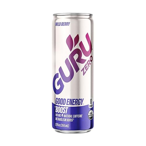 Organic Zero Wild Berry Energy Drink, 12 Fz
