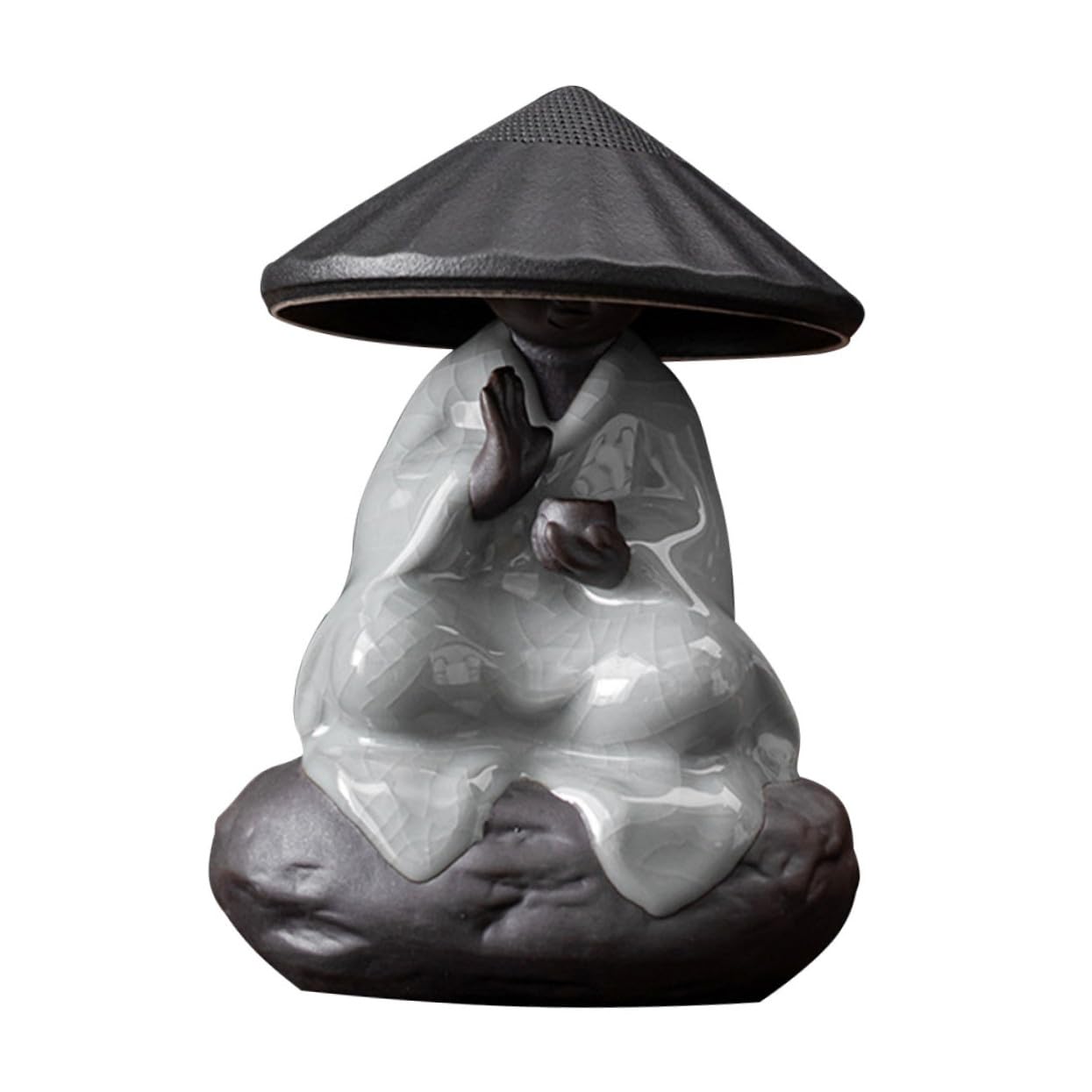 Infusore per Tè in Ceramica Statuetta, Filtro Delicato e Resistente, Decorazione da Tavolo per Appassionati di Tè e Domestico