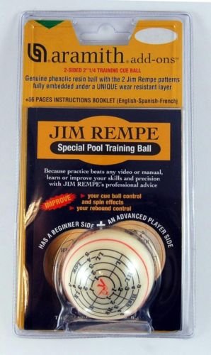 AramithJIM REMPE AMERICAN POOL TRAINING CUE BALL