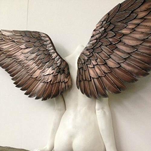 Wall Decor Angel on Floating Shelves Wall Sculpture Aesthetic Art Sculpture Home Decorations 3D Printed Statue for Living Room Bedroom Indoor Outdoor Decorations Christianity The Holy Angels Art