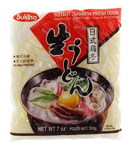 Sukina Fresh Japanese Instant Udon Noodles (6 x 200 g)