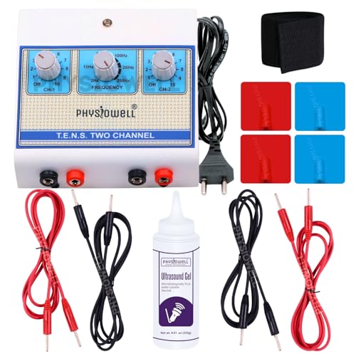 Image of Physiowell Mini Tens 2 Channel Electro Therapy Machine (Transcutaneous Electrical Nerve Stimulation) for Full body (Electrode Pad)