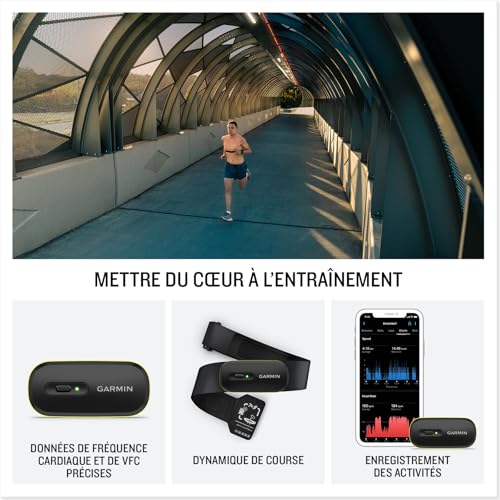 Garmin HRM 600 Moniteur de fréquence Cardiaque Haut de Gamme VFC dynamiques de Course Pas Calories Vitesse Distance Enregistrement et synchronisation des données sans Montre Taille - vue 4