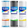Rv Water Filter Replacement Cartridge, 0.01 Micron Replacement Cartridge for Universal 2.5" X 10" Rv Water Filter System, Compatible With WLSINJL Ultra Rv Water Filters, 3 Pack