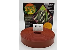 Brand Fence Weave 250' Roll - Redwood - Made in The USA!