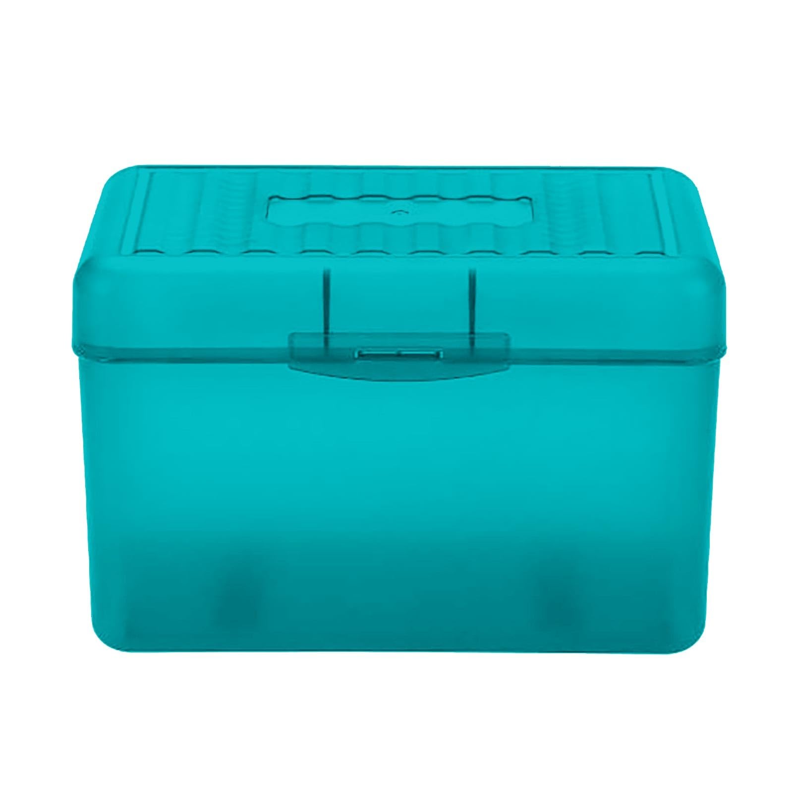 Lernkarteibox A6 Karteikasten Plastik Index Card Holder mit Etikettenplatz, Karteikarten Box für Lernkarten Notizzettel Visitenkarten, Aufbewahrungsbox Karteikarten Organizer für Schule Büro Zuhause