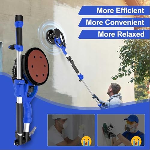 Ponceuse électrique pour cloison sèche extensible pour rénover murs et plafonds