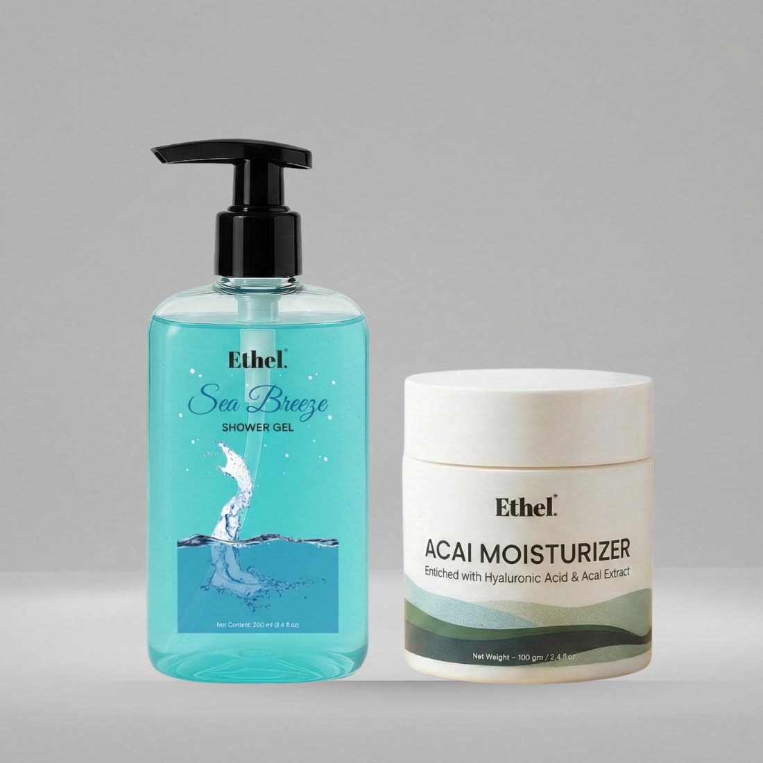 ACAI Glow Moisturizer & Sea Breeze Refreshing Shower Gel Combo | Deep Hydration, Skin Brightening & Long-Lasting Freshness | For Women & Men | All Skin Types-picture-10