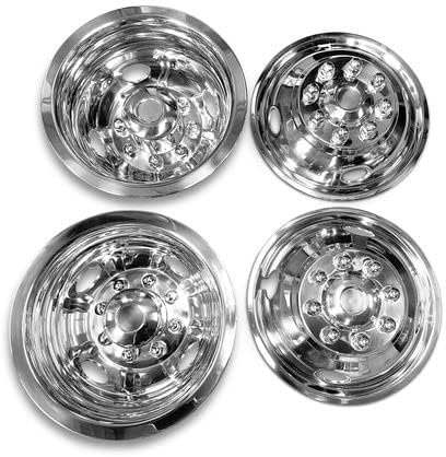 New Simulator for 1988-2007 Chevy Silverado 3500 16 Inch Set of 2 Rear & 2 Front