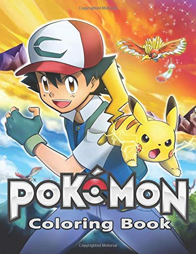 Buy Pokemon Coloring Book: Perfect Jumbo Pokemon Coloring Book, Great Pokemon Coloring Book for ...