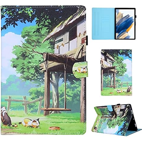 CXTCASE Funda de cuero para Samsung Galaxy Tab A8 2021/2022 10.5" Cover
