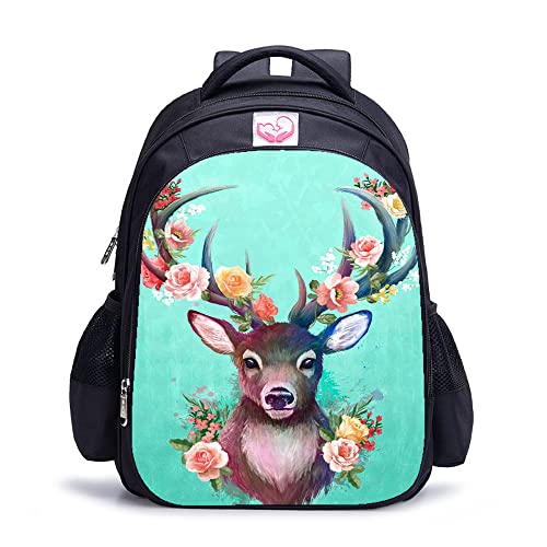 Sac à dos décontracté pour soulager le dos des étudiants avec style cerf
