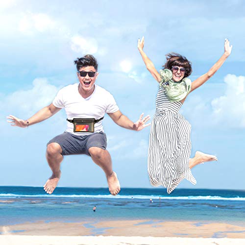 Syncwire Waterproof Pouch Bag with Adjustable Waist Strap (2 Pack) - IP68 Waterproof Waist Bag Screen Touchable Dry Bag with Adjustable Belt for Beach, Swimming, Boating, Fishing, Hiking, etc - Image 8