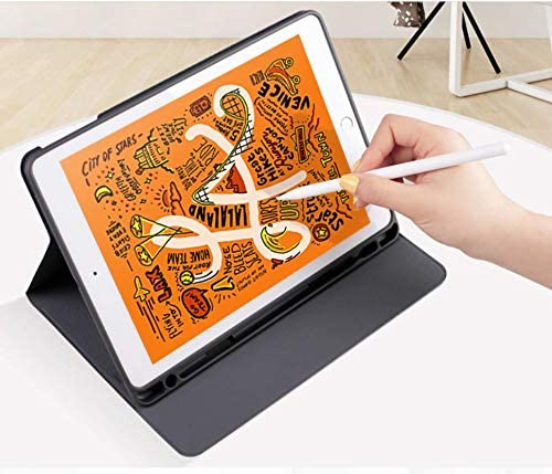 Image of MOCA Case for iPad Air 5 5th / Air 4 4th Generation Case 10.9'' 2022 /2020 [Soft Back /Pencil Holder] iPad A2588 /A2589 /A2591 /A2316 /A2324 /A2325 /A2072 iPad Smart Flip Cover Case (Aqua Blue)